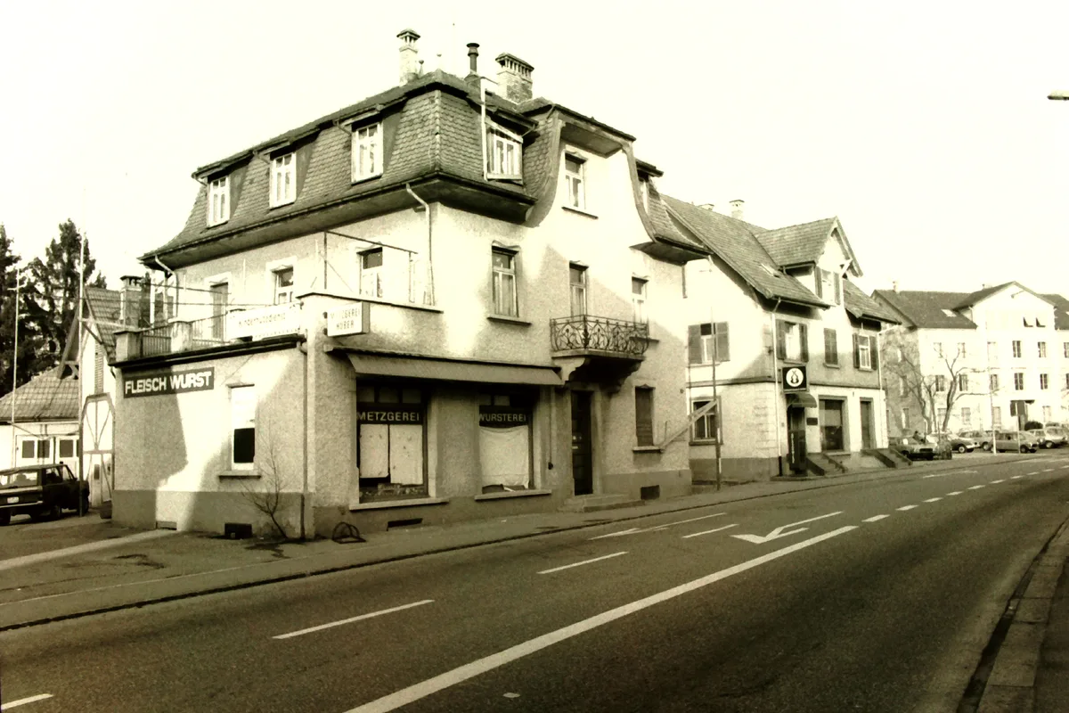 Eine Metzgerei an der Strasse